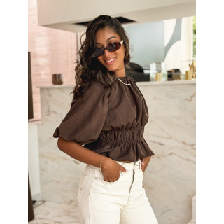 Blouse Dariane - Chocolat