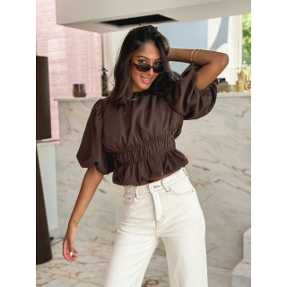 Blouse Dariane - Chocolat