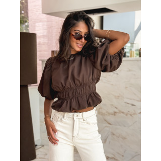Blouse Dariane - Chocolat