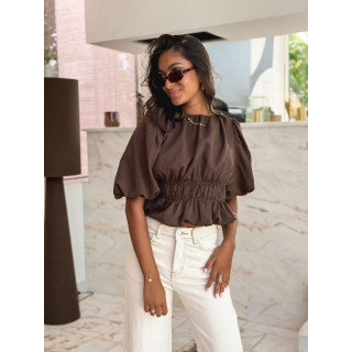 Blouse Dariane - Chocolat