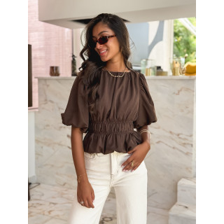Blouse Dariane - Chocolat