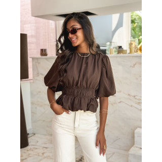 Blouse Dariane - Chocolat