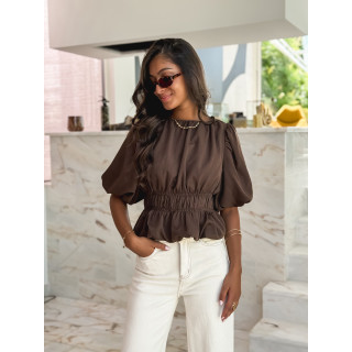 Blouse Dariane - Chocolat