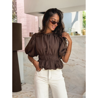 Blouse Dariane - Chocolat