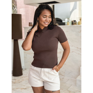 Blouse Tyliane - Chocolat