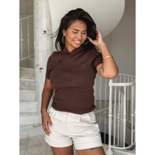 Blouse Tyliane - Chocolat