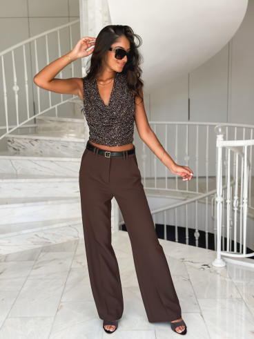 Blouse Aeris - Chocolat Blouse Aeris - Chocolat