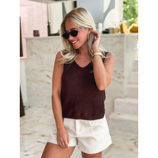 Blouse Oria - Chocolat
