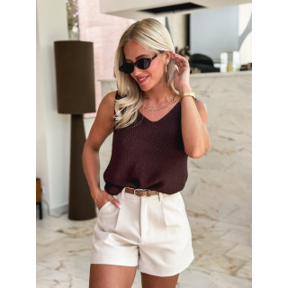 Blouse Oria - Chocolat