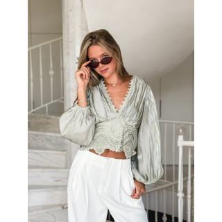 Blouse Kataleya - Vert menthe