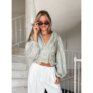 Blouse Kataleya - Vert menthe