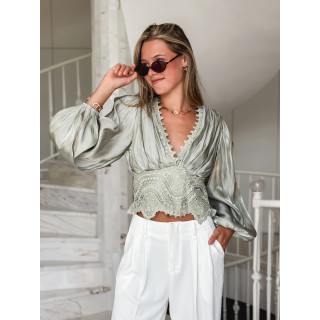 Blouse Kataleya - Vert menthe