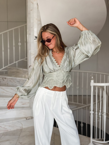 Blouse Kataleya - Vert menthe