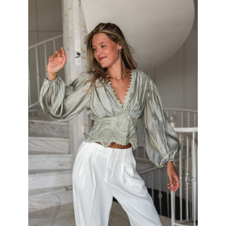 Blouse Kataleya - Vert menthe