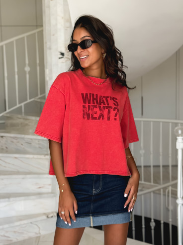 T-shirt Isalys - Rouge T-shirt Isalys - Rouge