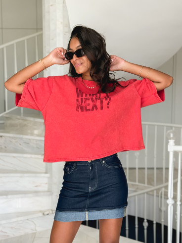 T-shirt Isalys - Rouge T-shirt Isalys - Rouge