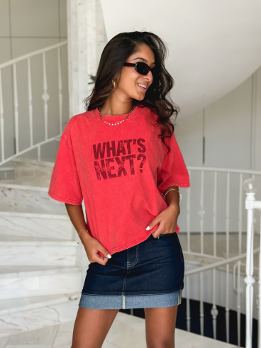 T-shirt Isalys - Rouge T-shirt Isalys - Rouge
