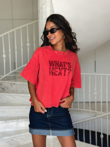 T-shirt Isalys - Rouge T-shirt Isalys - Rouge