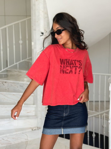 T-shirt Isalys - Rouge T-shirt Isalys - Rouge