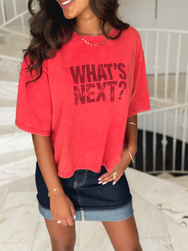 T-shirt Isalys - Rouge T-shirt Isalys - Rouge