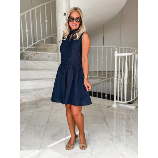 Robe courte Angie - Bleu marine