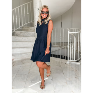 Robe courte Angie - Bleu marine