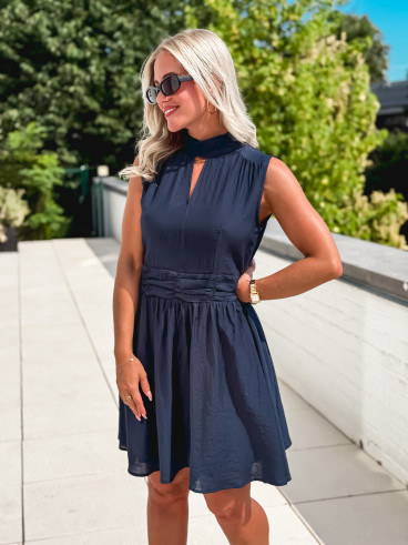 Robe courte Angie - Bleu marine Robe courte Angie - Bleu marine