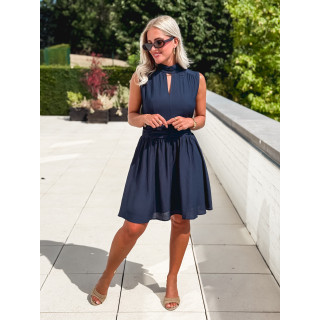 Robe courte Angie - Bleu marine