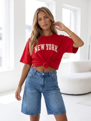 T-shirt Méliora - Rouge