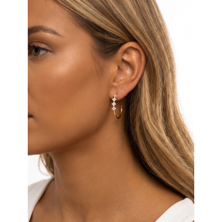 Boucles d'oreilles Yaëlle - Doré