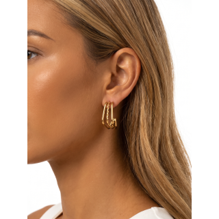 Boucles d'oreilles Orly - Doré