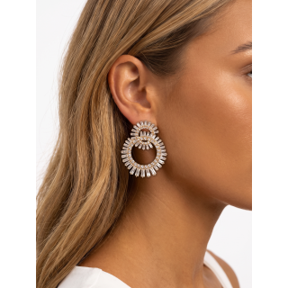 Boucles d'oreilles Nousra - Doré