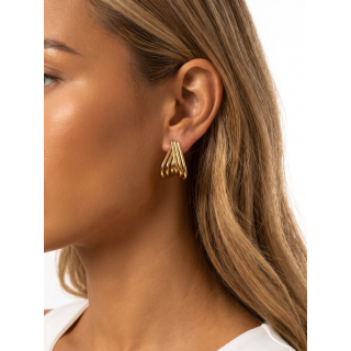 Boucles d'oreilles Koralie - Doré
