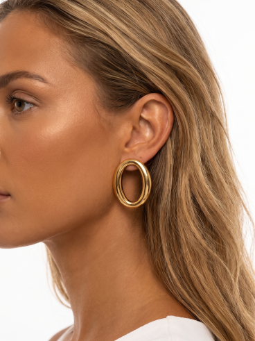 Boucles d'oreilles Allemagne - Doré