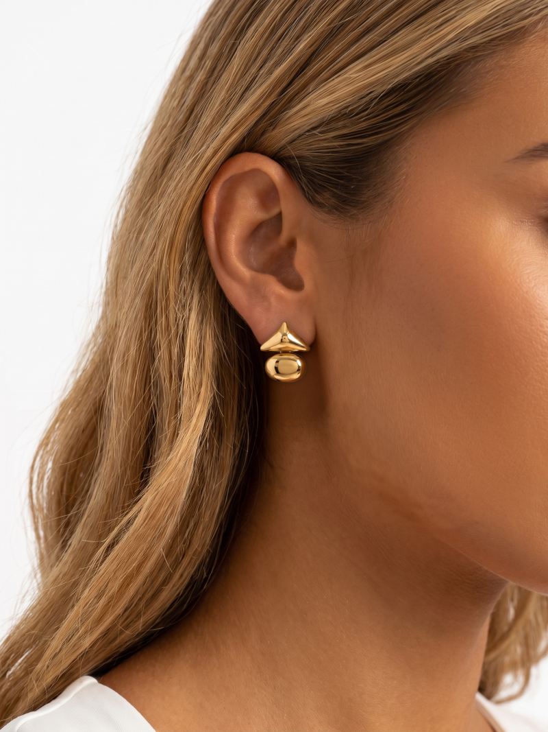 Boucles d'oreilles Xéria - Doré