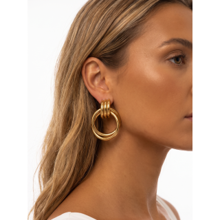 Boucles d'oreilles Lessie - Doré