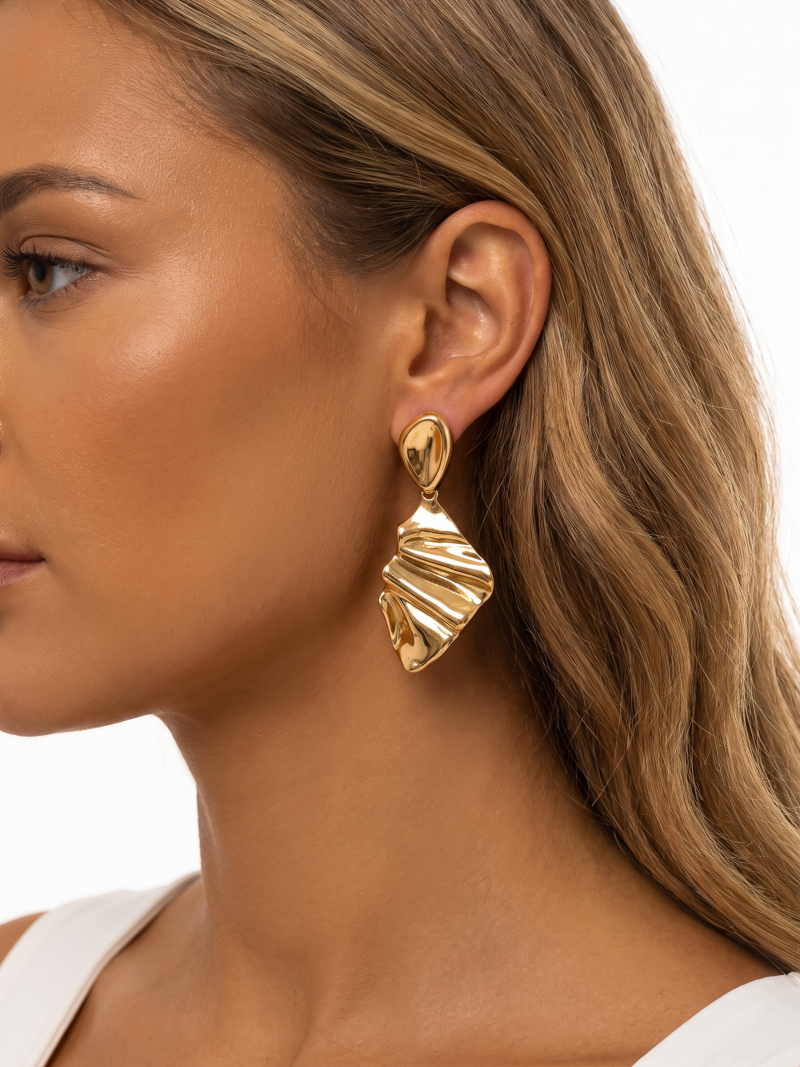 Boucles d'oreilles Hanea - Doré Boucles d'oreilles Hanea - Doré