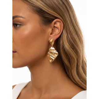 Boucles d'oreilles Hanea - Doré
