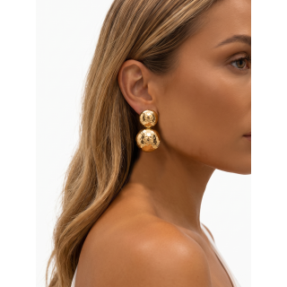 Boucles d'oreilles Hestia - Doré