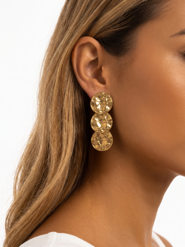 Boucles d'oreilles Oriane - Doré