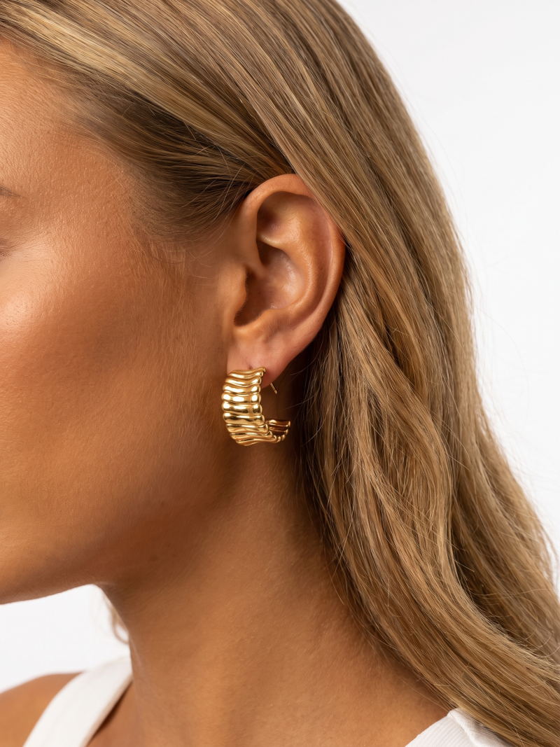 Boucles d'oreilles Viper - Doré