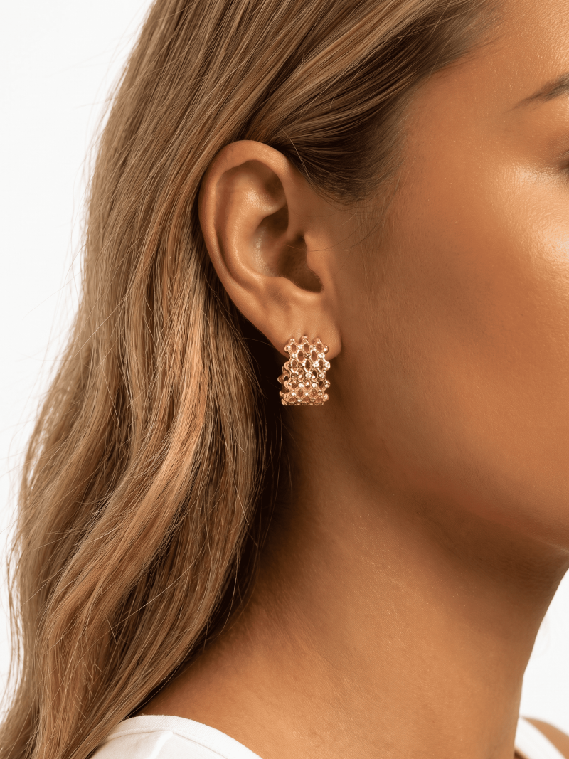 Boucles d'oreilles Annelyne - Doré