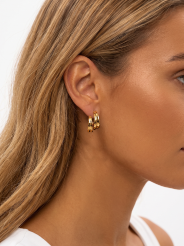 Boucles d'oreilles Dounia - Doré