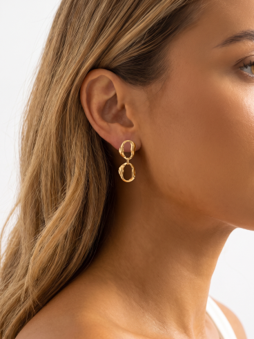 Boucles d'oreilles Lisbonne - Doré