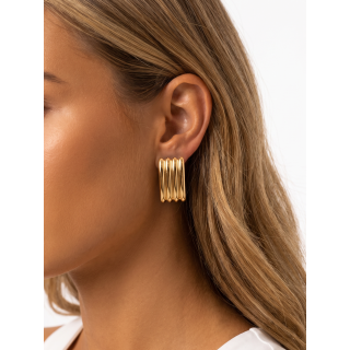 Boucles d'oreilles Noüa - Doré