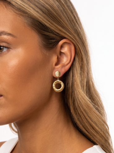 Boucles d'oreilles Orlena - Doré