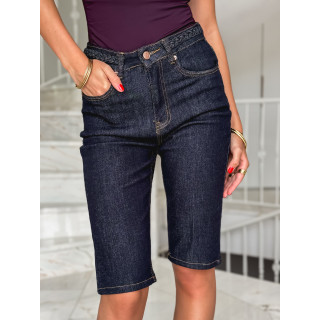 Bermuda en jeans Barbara - Bleu foncé