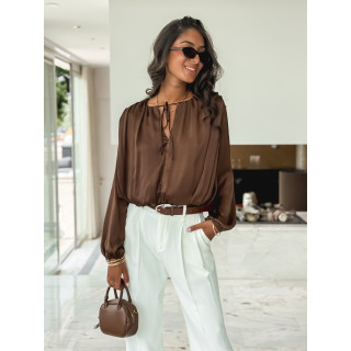 Blouse Mandy - Chocolat