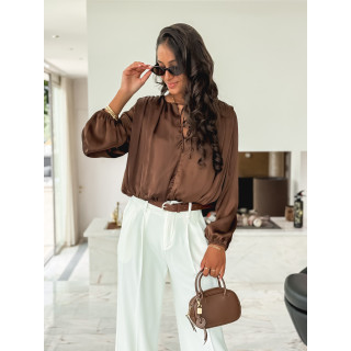 Blouse Mandy - Chocolat