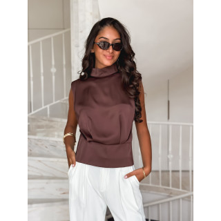 Blouse Nour - Chocolat